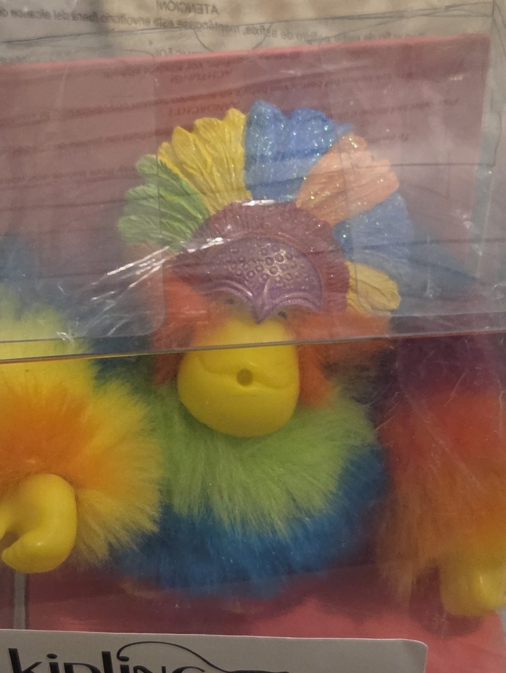 Kipling Fiesta Monkey Rainbow Keychain Bag Charm Backpack Charm - Picture 3 of 8